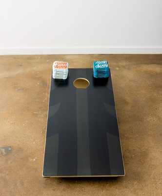 Load image into Gallery viewer, Designer Series Cornhole with Custom Bags - Premium Black