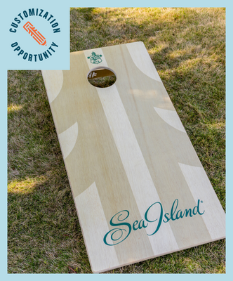 Load image into Gallery viewer, Designer Series Cornhole with Custom Bags - Treated Birch Plywood