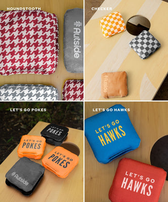 Load image into Gallery viewer, Premium Wedding & Event Cornhole with Custom Bags - Natural