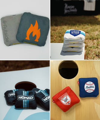 Load image into Gallery viewer, Premium Wedding & Event Cornhole with Custom Bags - Black