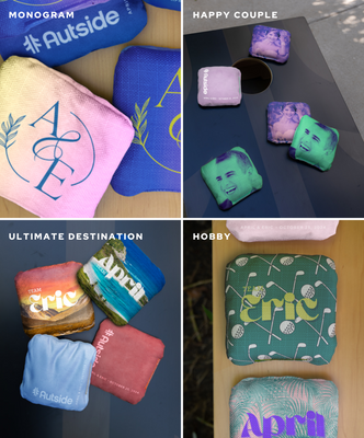 Load image into Gallery viewer, Premium Wedding & Event Cornhole with Custom Bags - Natural