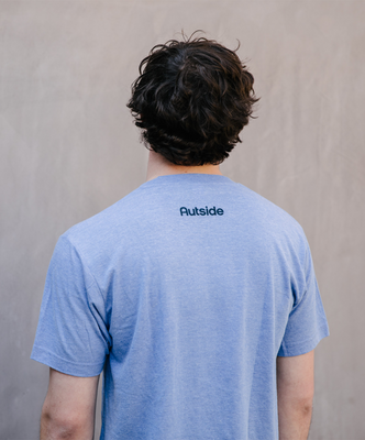 Load image into Gallery viewer, The Giving Tree Tee - Powder Blue / Navy