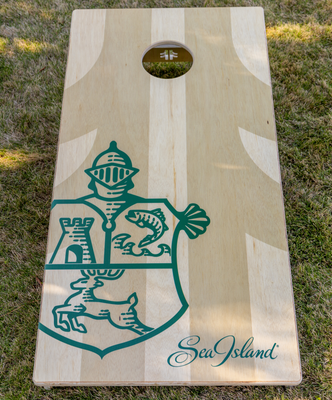 Load image into Gallery viewer, Designer Series Cornhole with Custom Bags - Treated Birch Plywood