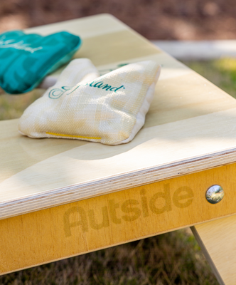 Load image into Gallery viewer, Designer Series Cornhole with Custom Bags - Treated Birch Plywood