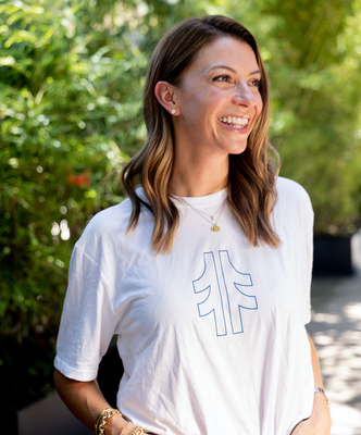 Load image into Gallery viewer, Outlined Giving Tree Tee - White / Navy