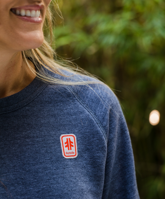 Load image into Gallery viewer, Everyday Raglan Sweatshirt - Eco Navy