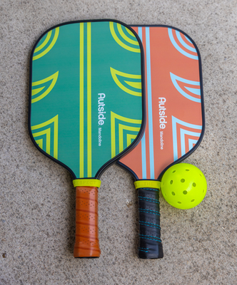 Load image into Gallery viewer, The Pickleball Driveway Mini Bundle - 10ft Net, 2 Paddles, & Balls