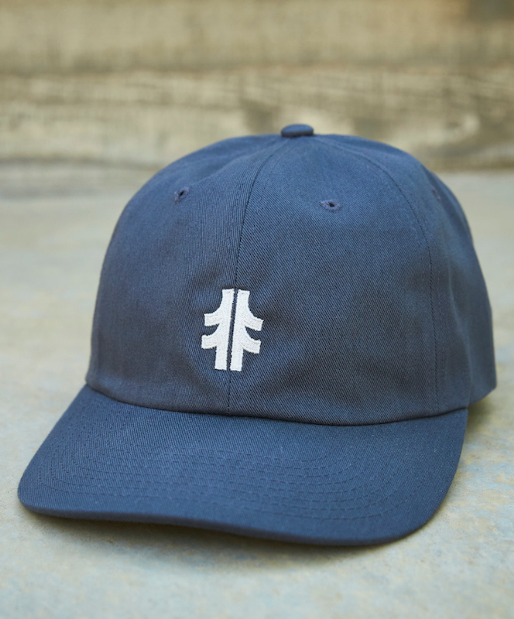 Giving Tree Unstructured Dad Hat - Charcoal / White