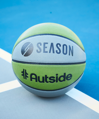Load image into Gallery viewer, The Autside x Season All-Surface Basketball - Green / Gray
