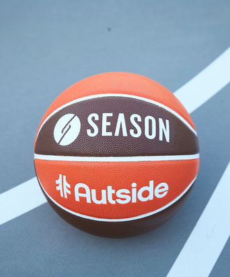 Load image into Gallery viewer, The Autside x Season All-Surface Basketball - Orange / Brown
